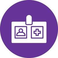 Identification Card Vector Icon Design