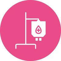 Blood Bag Vector Icon Design