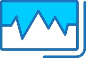 Ecg Reading  Vector Icon Design