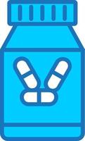 Pill Jar Vector Icon Design