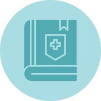 Medical Book Vector Icon Design