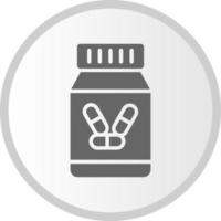 Pill Jar Vector Icon Design