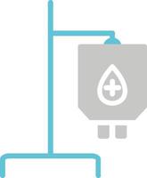 Blood Bag Vector Icon Design