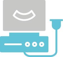 Ultrasound Machine  Vector Icon Design