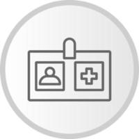 Identification Card Vector Icon Design