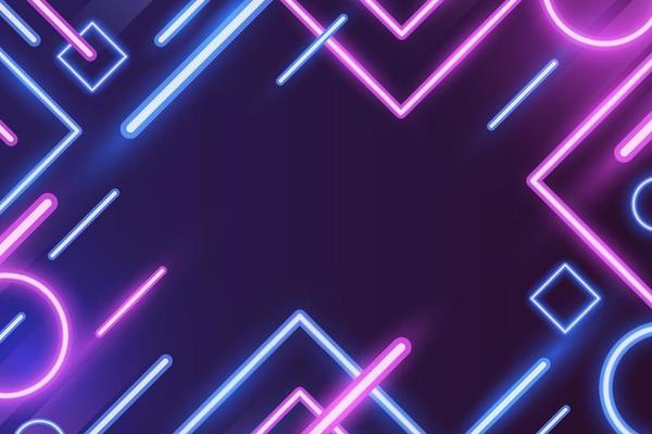 Neon Lights Background