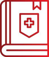 Medical Book Vector Icon Design