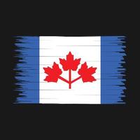 Canada Flag Brush vector