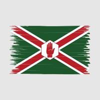 Northern Ireland Flag Brush vector