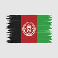 Afghanistan Flag Brush vector