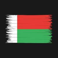 Madagascar Flag Brush vector