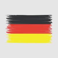 cepillo de bandera de alemania vector