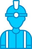 Worker Creative Icon Design vector