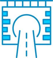 Tunnel Creative Icon Design vector