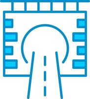 Tunnel Creative Icon Design vector