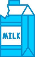 Milk Carton Creative Icon Design vector