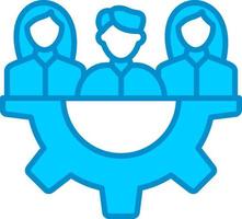 Workforce Creative Icon Design vector