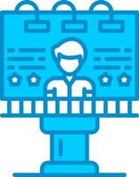 Billboard Creative Icon Design vector