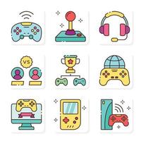 Game Online Icon Collection vector