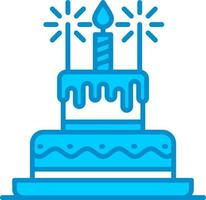 Birthday Cake Creative Icon Design vector