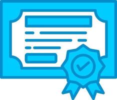 diseño de icono creativo de certificación vector