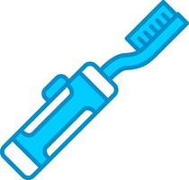 Electric Toothbrush Creative Icon Design vector