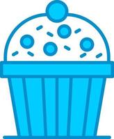 diseño de icono creativo de cupcake vector