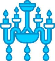 Chandelier Creative Icon Design vector