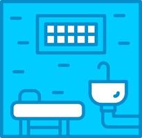 Prison Cell Creative Icon Design vector