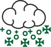 Snow Creative Icon Design vector