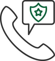 Police Call Creative Icon Design vector