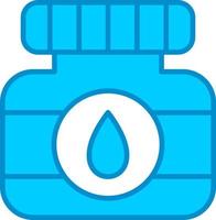 Ink Bottle Creative Icon Design vector