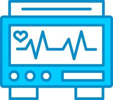 diseño de icono creativo de monitor ekg vector