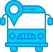 School Bus Creative Icon Design vector