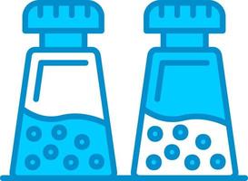 Salt And Pepper Creative Icon Design vector