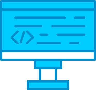 diseño de icono creativo de codificación vector