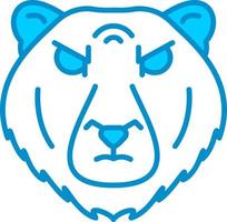 Polar Bear Creative Icon Design vector