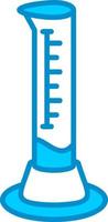 Graduated Cylinder Creative Icon Design vector