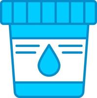 Urine Sample Creative Icon Design vector