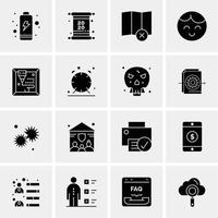 16 Business Universal Icons Vector Creative Icon Illustration to use in web and Mobile Related project