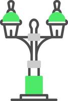 Street Lamp Creative Icon Design vector