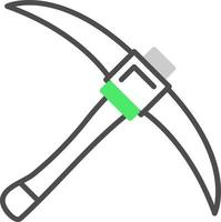 Pickaxe Creative Icon Design vector