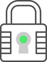 Lock Creative Icon Design vector