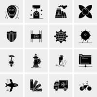 16 Universal Business Icons Vector Creative Icon Illustration to use in web and Mobile Related project