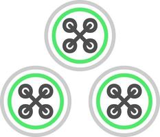 Buttons Creative Icon Design vector