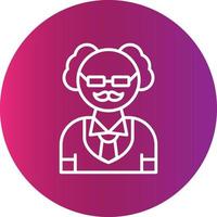 Professor Creative Icon Design vector