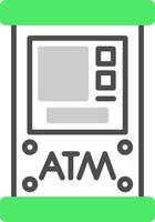 Atm Machine Creative Icon Design vector