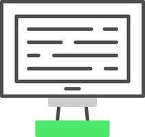 Monitor Creative Icon Design vector