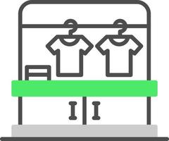 Clothes Rack Creative Icon Design vector