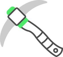 Pickaxe Creative Icon Design vector